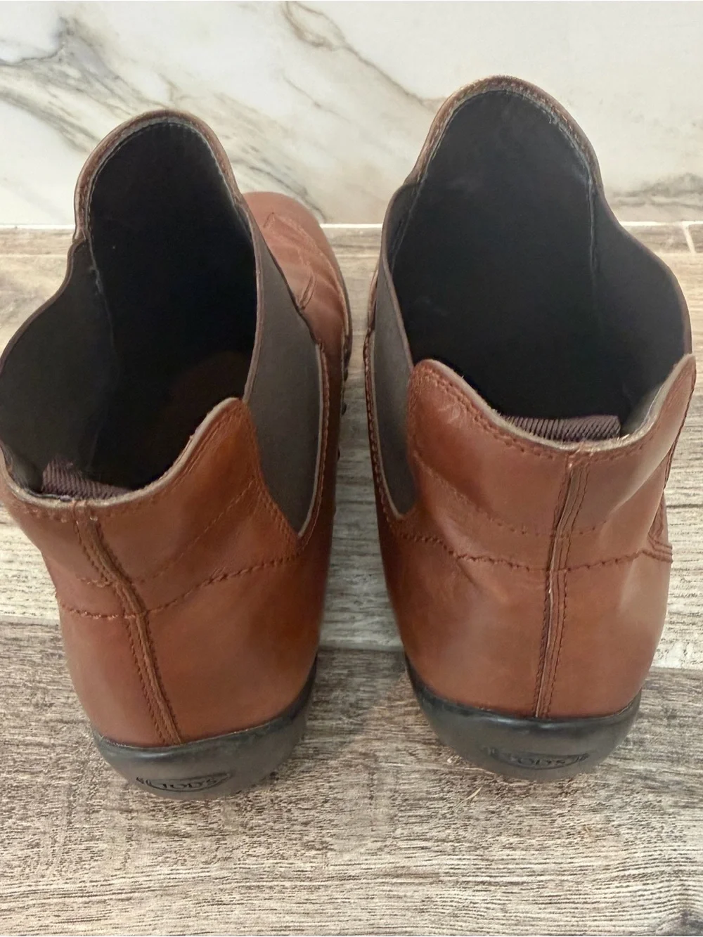 Tod's Men's Tan Leather Chukka Driving Boots Sz 10
